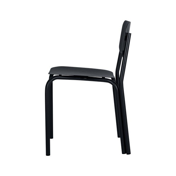 Черен градински стол метален Kei – noo.ma-image-2