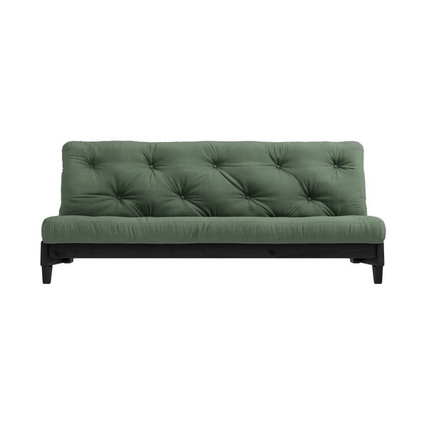 Променлив диван Черно/маслинено зелено Fresh - Karup Design