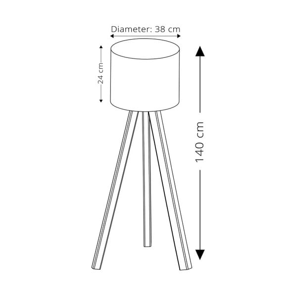 Бяла подова лампа Aror - Insignio-image-1