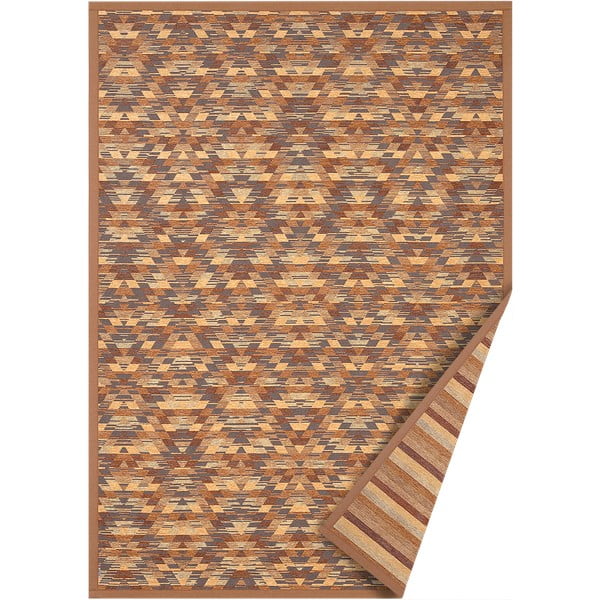 Кафяв двустранен килим , 200 x 300 cm Vergi - Narma