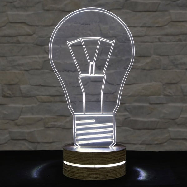 3D stolní lampa Bulb