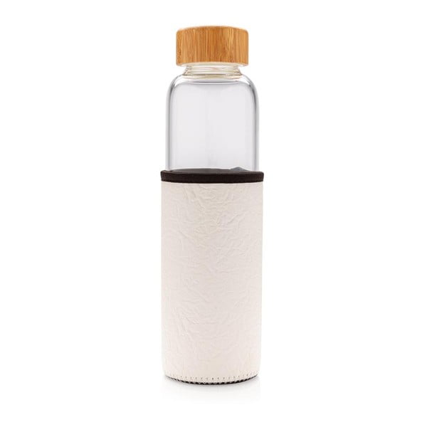 Стъклена бутилка с бяла дръжка , 0,55 л - XD Collection