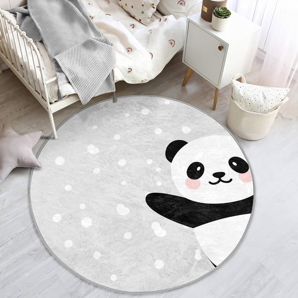 Светлосив детски килим ø 120 cm Comfort - Mila Home-image-1