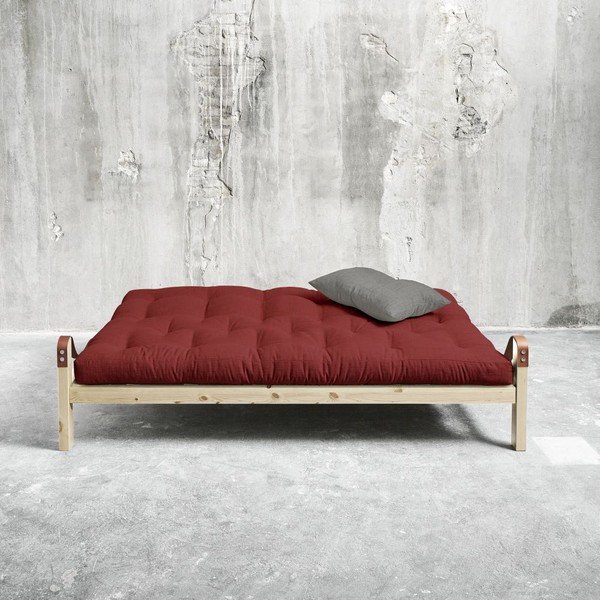 Rozkládací pohovka Karup Poetry Natural/Passion Red/Granite Grey-image-2