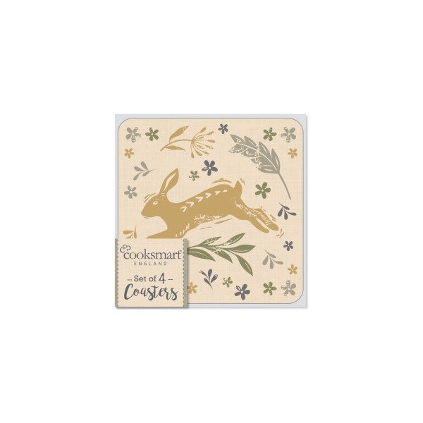 Комплект от 4 коркови подложки Foxy Woodland - Cooksmart ®-image-1