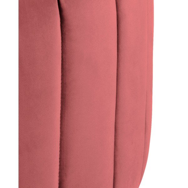 Кадифен пуф в коралово розово , ⌀ 60 cm Doria - Actona-image-3