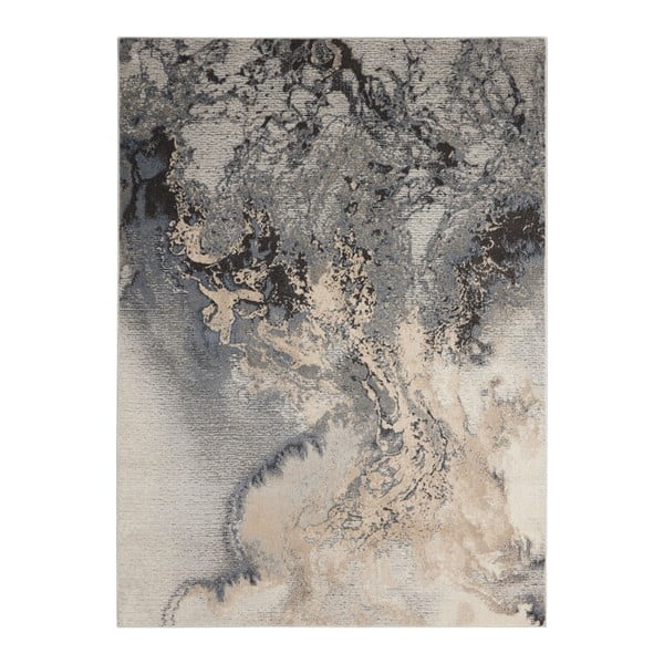 Koberec Nourison Maxell Grey Duro, 178 x 117 cm