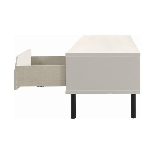 Бяла маса за телевизор 177x39 cm Corner - Tenzo-image-2