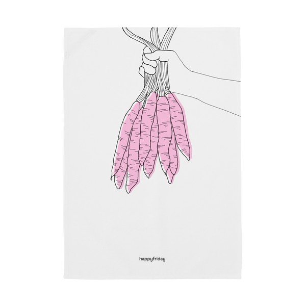 Памучни кърпи в комплект от 2 броя 50x70 cm Carrots - Happy Friday-image-2