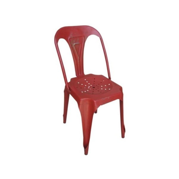 Kovová židle Chaise Rouge