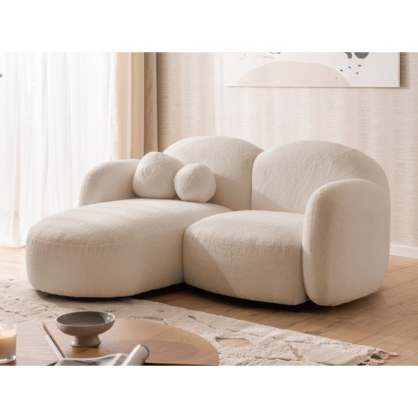 Светлокафяв ъглов диван от букле (ляв ъгъл) Orbit – Ropez-image-4