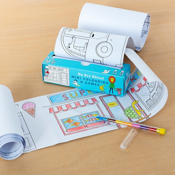 Картинки за оцветяване On Our Street – Rex London-image-1