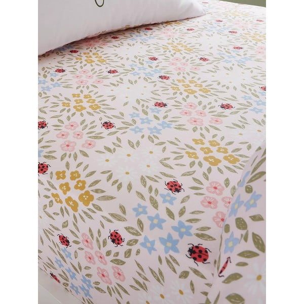 Разтегателен детски чаршаф за единично легло 90x190 cm Garden Animals - RHS-image-1