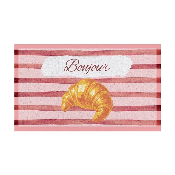 Изтривалка от PVC 40x70 cm  Croissant Bonjour – Artsy Doormats