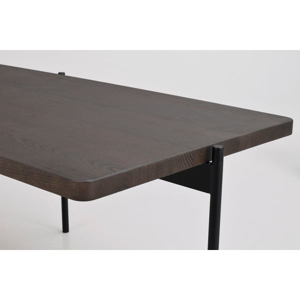 Масичка за кафе от кафява ясенова дървесина 95 x 50 cm Shelton - Rowico-image-1