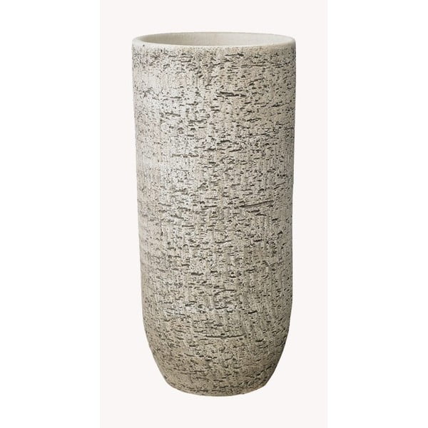 Сива керамична ваза Portland, височина 50 cm - Big pots