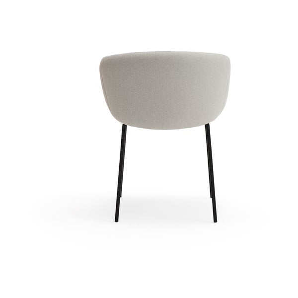 Светлосив тапициран трапезен стол Add – Teulat-image-4