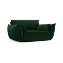 Тъмнозелено кадифено кресло Vanda – Mazzini Sofas