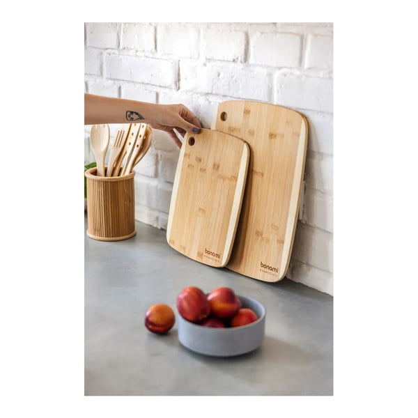 Бамбукови дъски за рязане в комплект от 2 брояя - Bonami Essentials-image-2