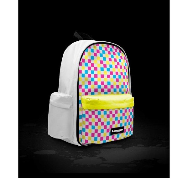 Раница Principal Multicheck White - Tagger bags-image-1