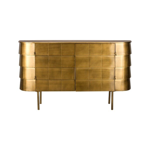 Метален скрин в златист цвят 117x70x26 cm Hanna – Dutchbone