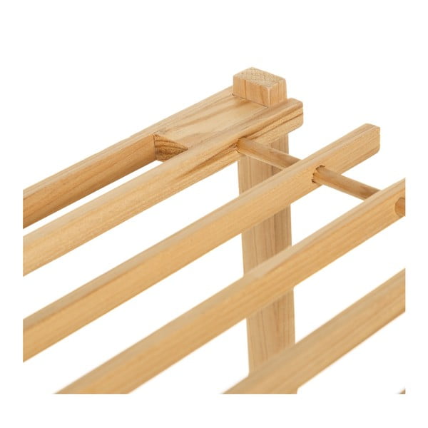 Етажерка за обувки от елхово дърво в естествен цвят Natural Way - Casa Selección-image-1