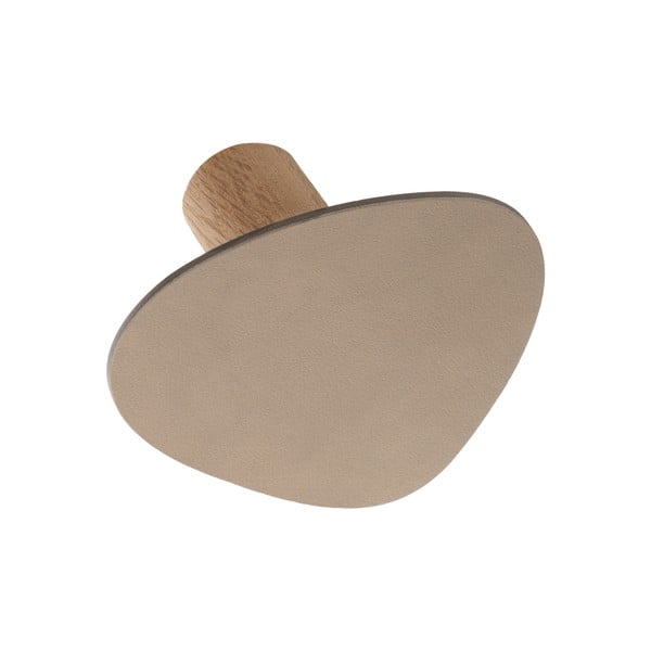 Сиво-бежова стенна стоманена кука Dot S Nupo – LIND DNA