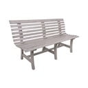 Сива градинска пейка от масивно дърво Mandalay – Garden Pleasure