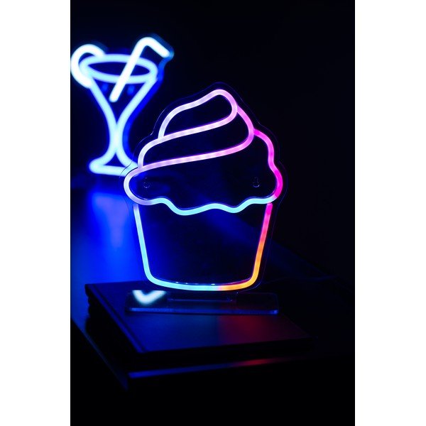 LED неонова светлинна декорация 5 W Colour Changing Cupcake – Leitmotiv-image-1