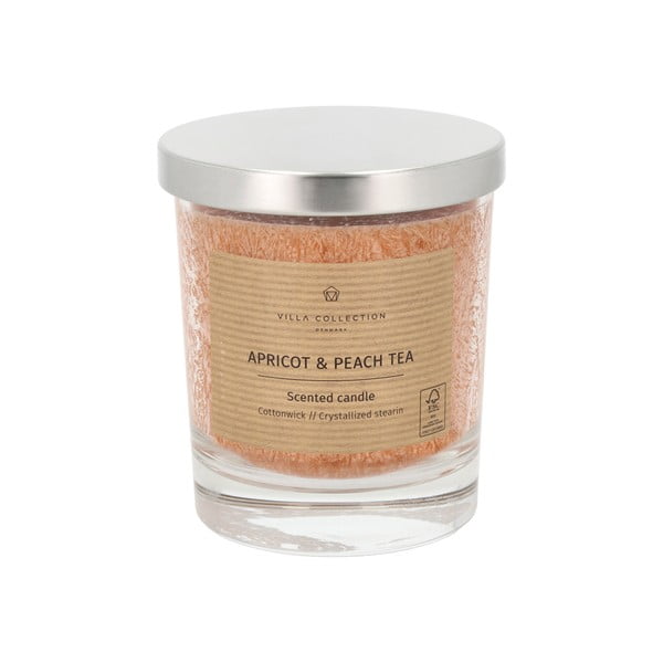 Ароматна свещ с време на горене 40 h Kras: Apricot & Peach Tea – Villa Collection