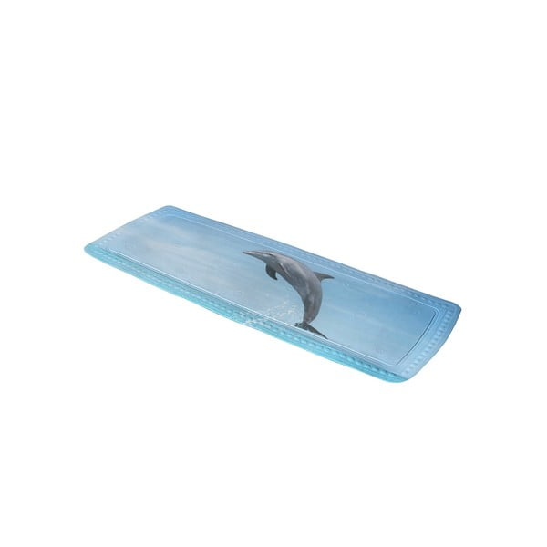 Koupelnová předložka Delfin Blue, 36x92 cm