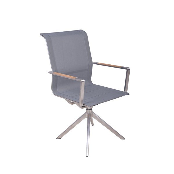 Сив градински стол метален Salida – Garden Pleasure