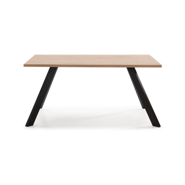 Маса за хранене с дъбов плот 90x160 cm Texas - Marckeric-image-3