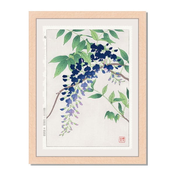 Obraz v rámu Liv Corday Asian Flower Tree, 30 x 40 cm