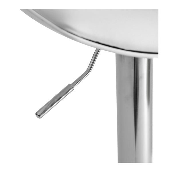 Бели бар столове в комплект от 2 бр. с регулируема височина от имитация на кожа (височина на седалката 56,5 cm) – Casa Selección-image-4