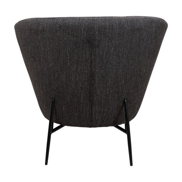 Антрацитно кресло от плат букле Orbit – DAN-FORM Denmark-image-2