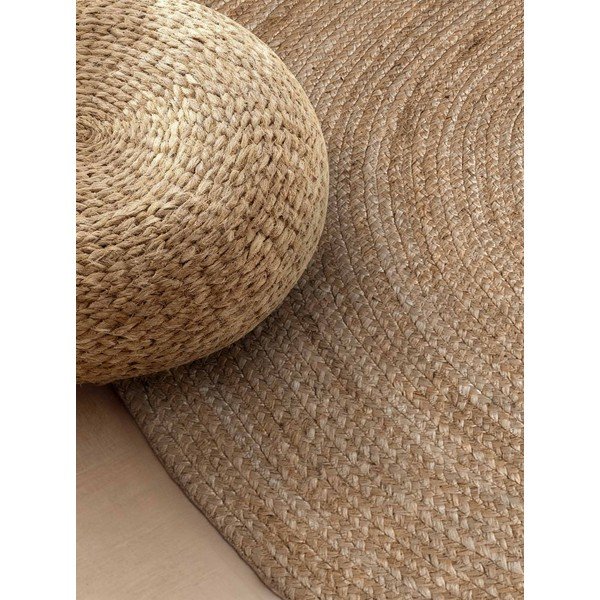 Двустранен ръчно изработен ютен килим в тъмно естествен цвят 160x230 cm Braided – Hanse Home-image-3