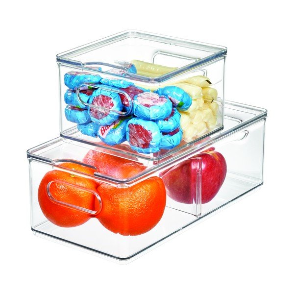 Прозрачна кутия за съхранение с капак iDesign The Home Edit, 15,2 x 15,2 cm - iDesign/The Home Edit-image-4