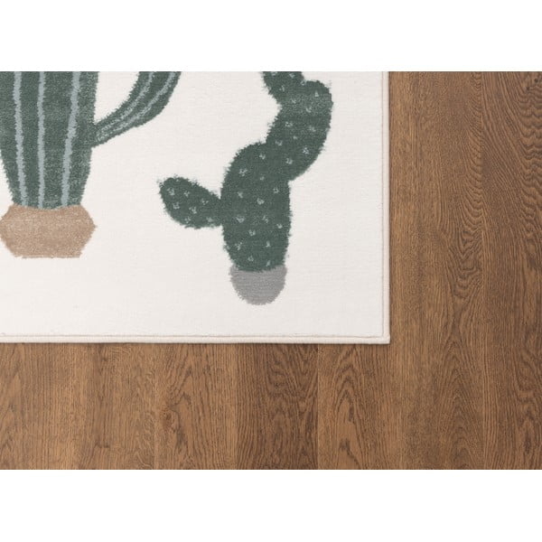 Детски килим в цвят слонова кост и зелено 120x170 cm Cacto Malachite – FD-image-3