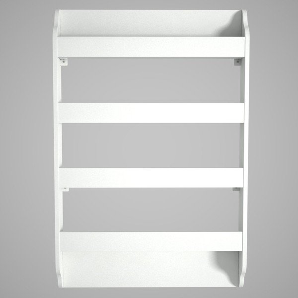 Бял стенен рафт Драма Монтесори - Tera Home-image-3