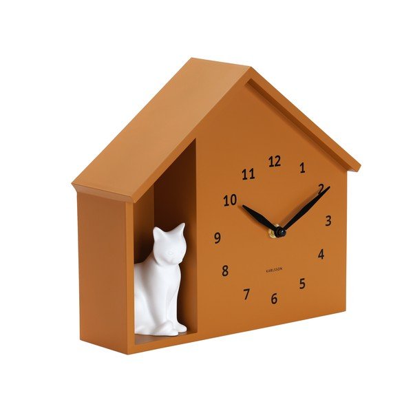 Стенен часовник Sitting Cat – Karlsson-image-1