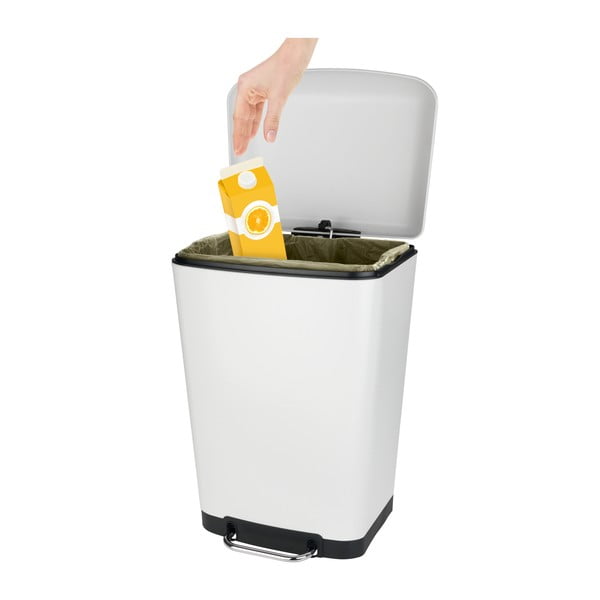 Бяла кошница с педал , 30 л - Wenko-image-2