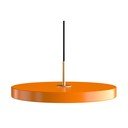 Оранжево LED висящо осветително тяло с метален абажур ø 43 cm Asteria Medium – UMAGE