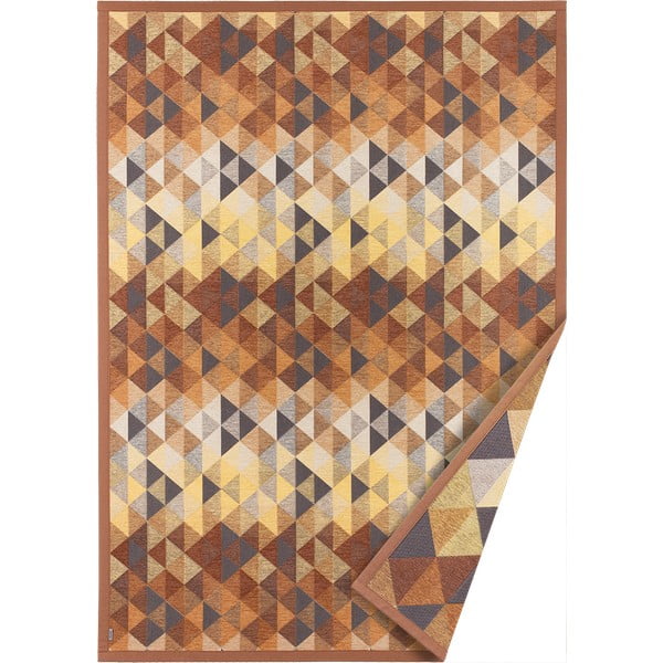 Кафяв двустранен килим , 80 x 250 cm Kiva - Narma