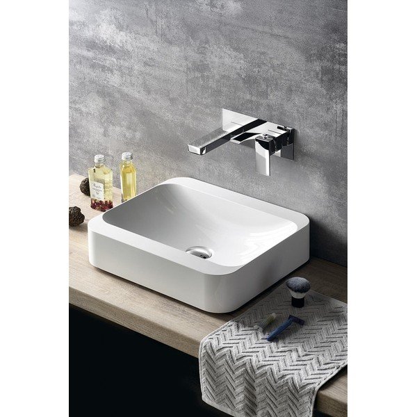 Вградена батерия за мивка в лъскаво-сребрист цвят (1 изход) Latus – Sapho-image-1