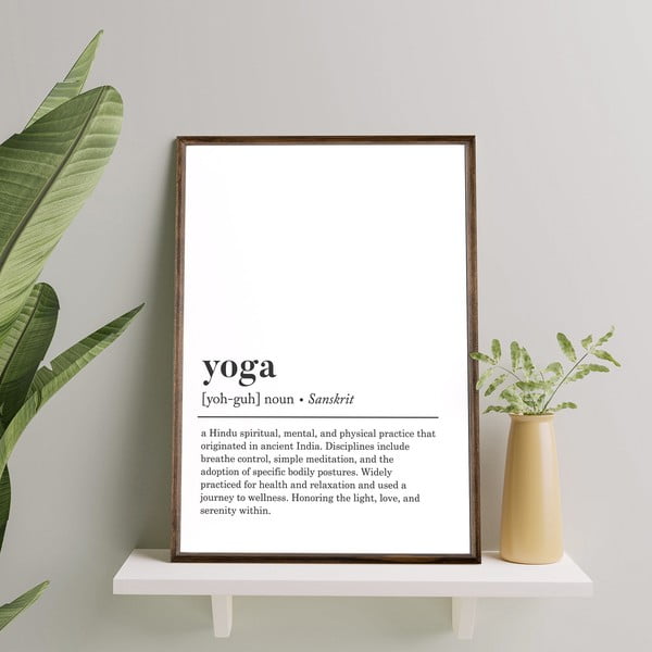 Картина 50x70 cm Yoga – Wallity-image-2