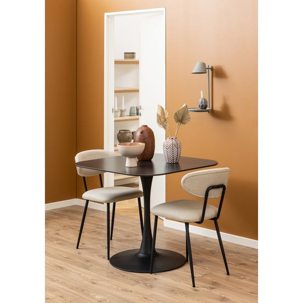 Трапезна маса с керамичен плот 90x90 cm Malta – Actona-image-2