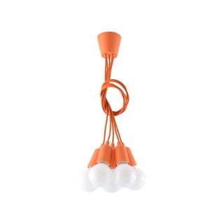 Оранжево висящо осветително тяло ø 25 cm Rene – Nice Lamps