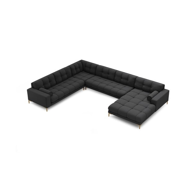 Тъмносив ъглов диван (ляв ъгъл) Bali – Cosmopolitan Design-image-4