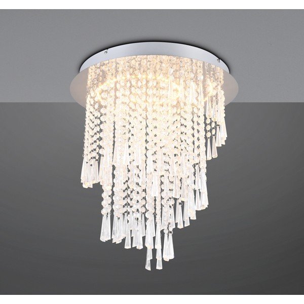 LED осветително тяло за таван в сребристо ø 45 cm Pomp - Reality-image-1